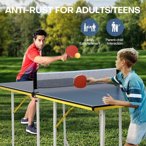 Foldable ping pong table with - ping,